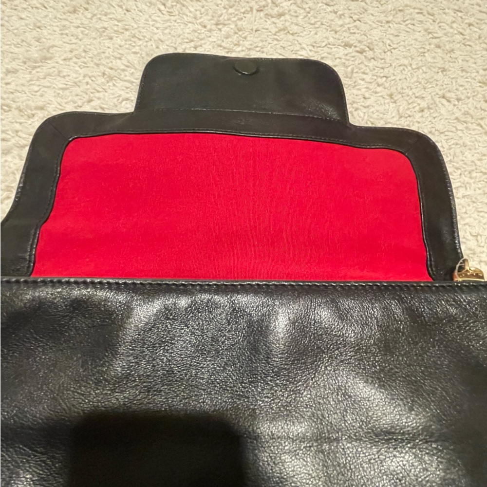 Diane Von Furstenberg Mimosa Clutch Nappa Black - Picture 10 of 13